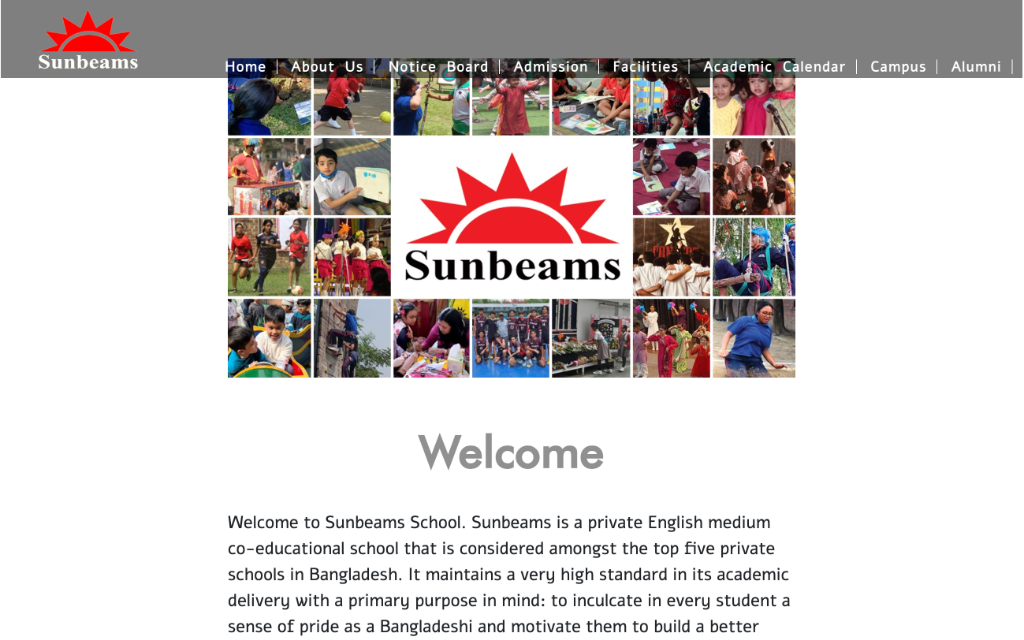 Sunbeams School Portal